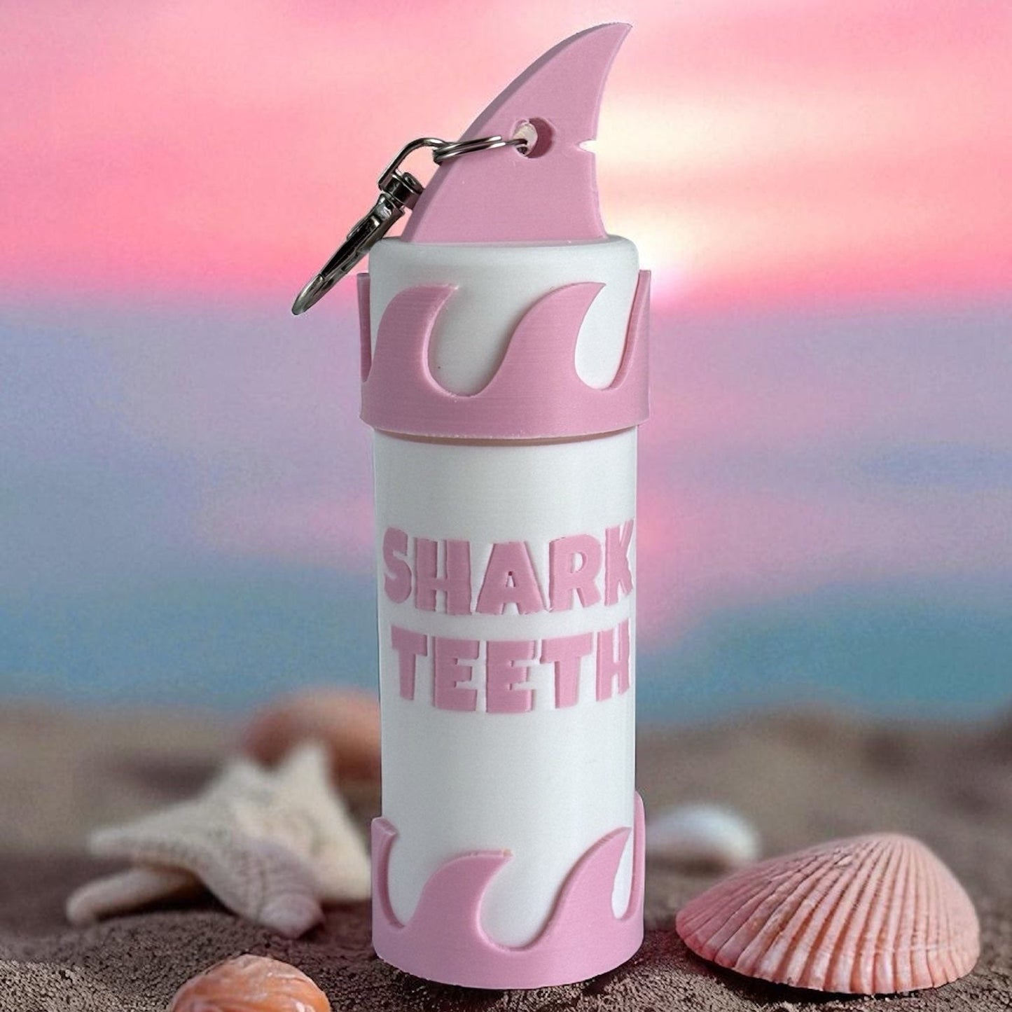Shark Tooth Holder with Lanyard