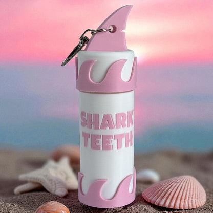 Shark Tooth Holder with Lanyard