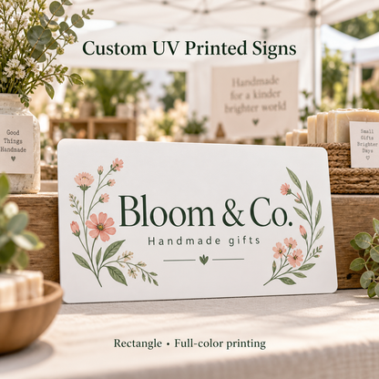 UV Printed Logo Sign