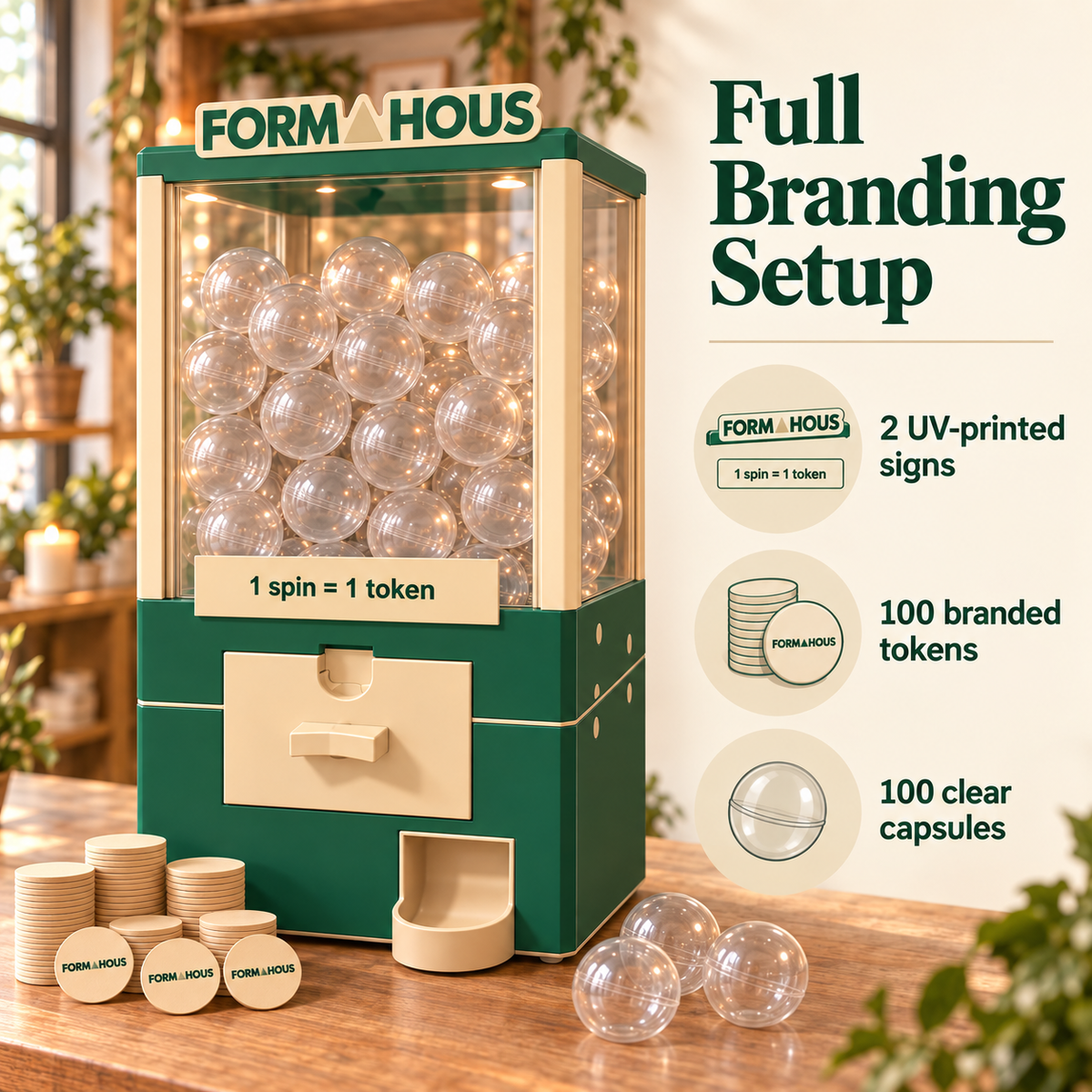 3″ Capsule Vending Machine