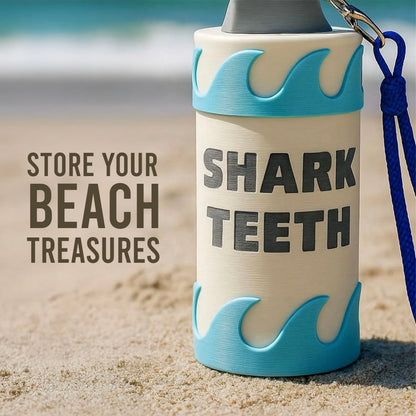 Shark Tooth Holder with Lanyard
