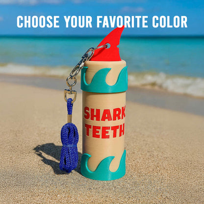 Shark Tooth Holder with Lanyard