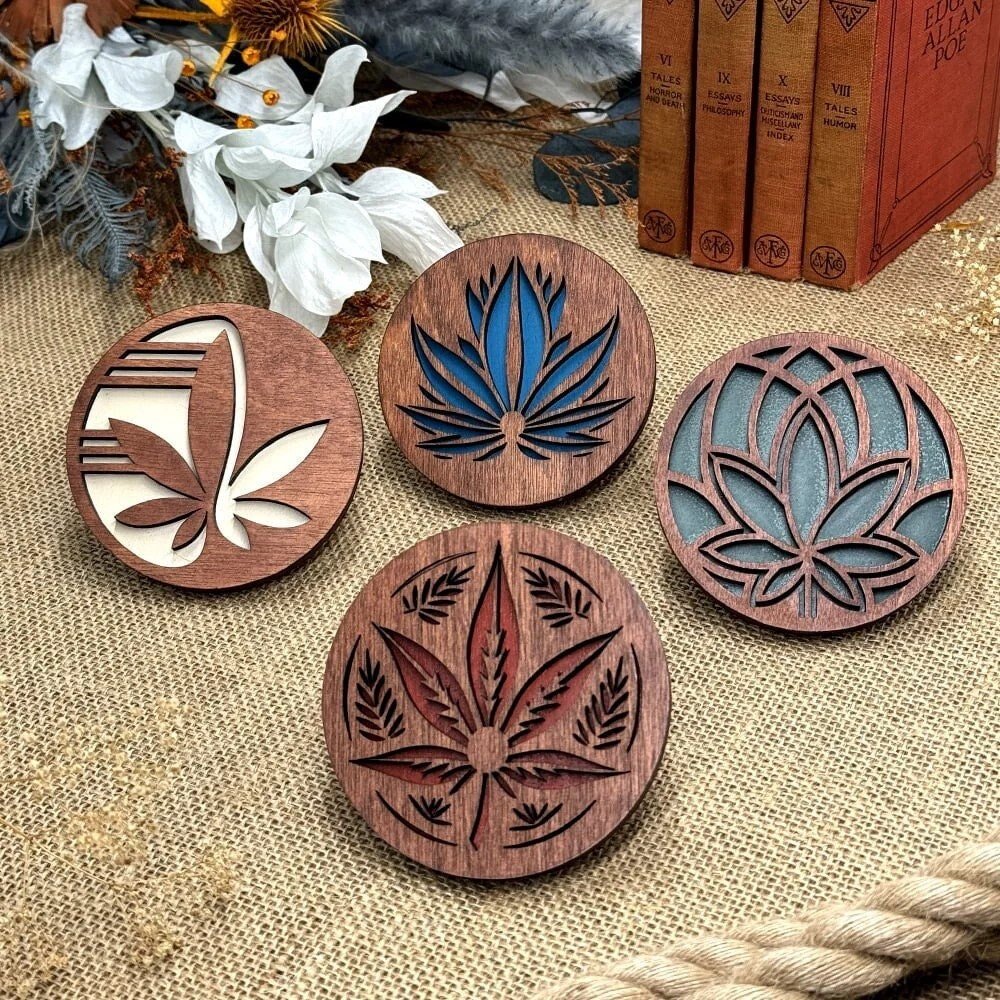 Cannabis Coaster Set - Simulation Society