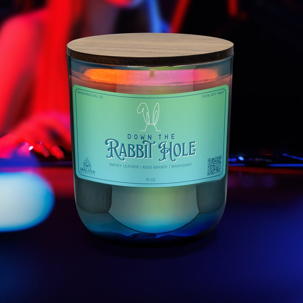 Down The Rabbit Hole | Leather · Brandy · Mahogany - Simulation Society