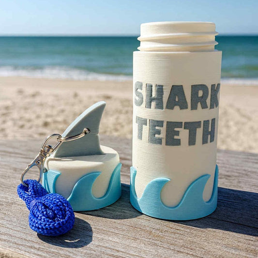 Shark Tooth Holder with Lanyard
