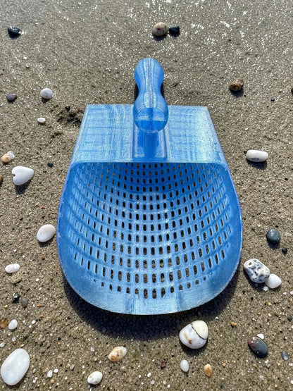 Sand Sifter | Beach Scoop for Shark Tooth Hunting | Beachcombing Tool Fossils, Shells & Sea Glass