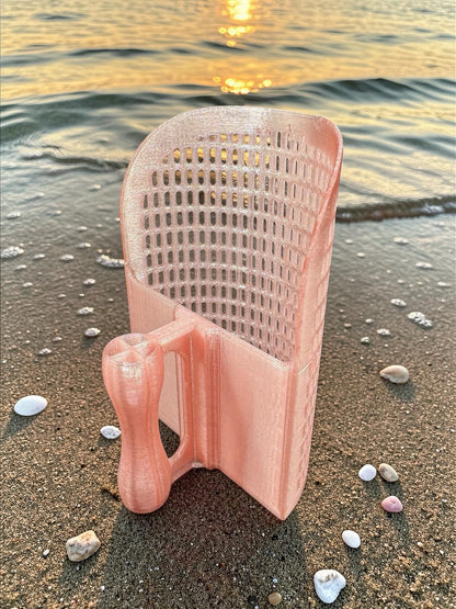 Sand Sifter | Beach Scoop for Shark Tooth Hunting | Beachcombing Tool Fossils, Shells & Sea Glass