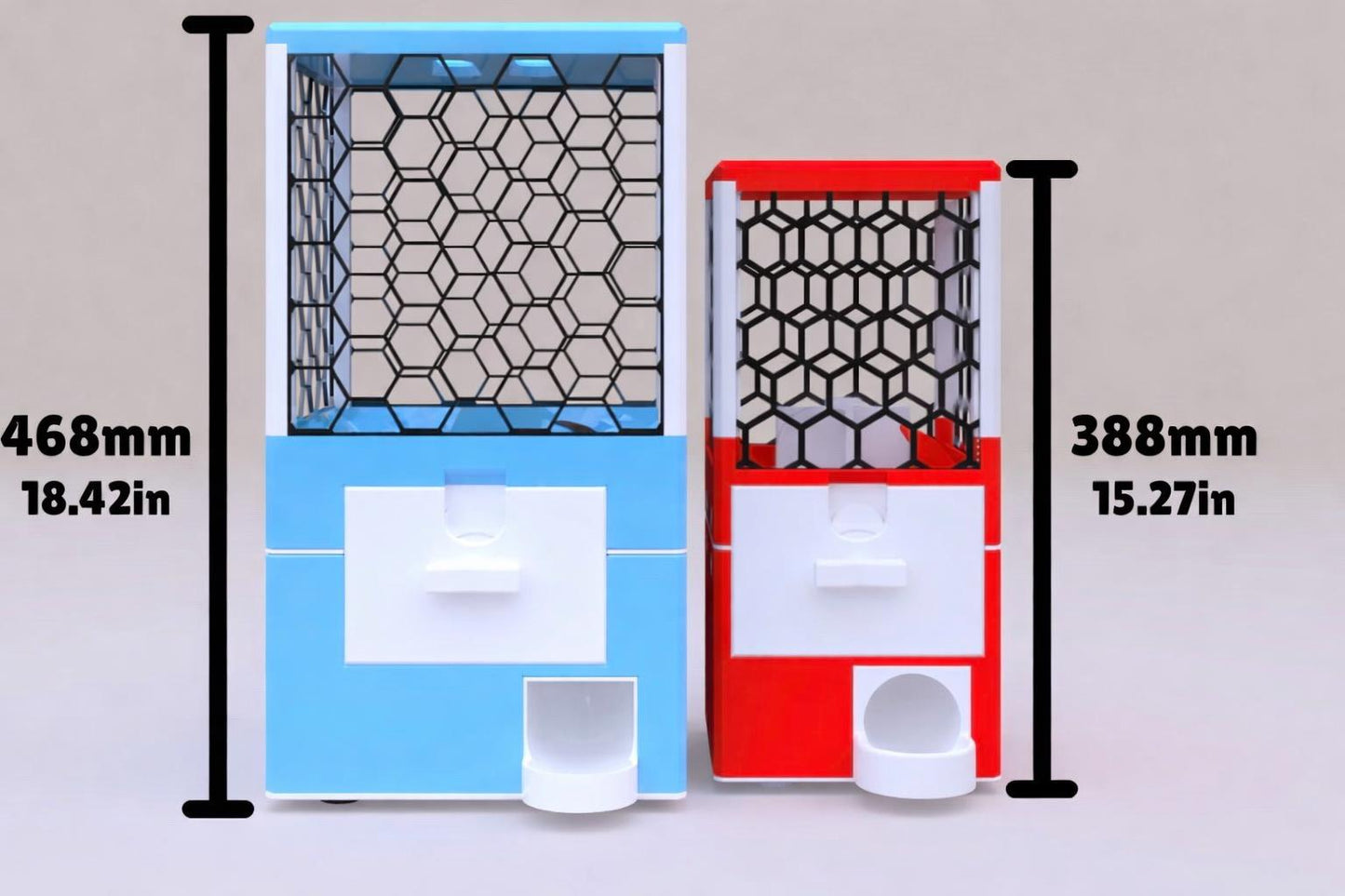Compact Capsule Vending Machine, Custom Token Prize System for Kids & Adults