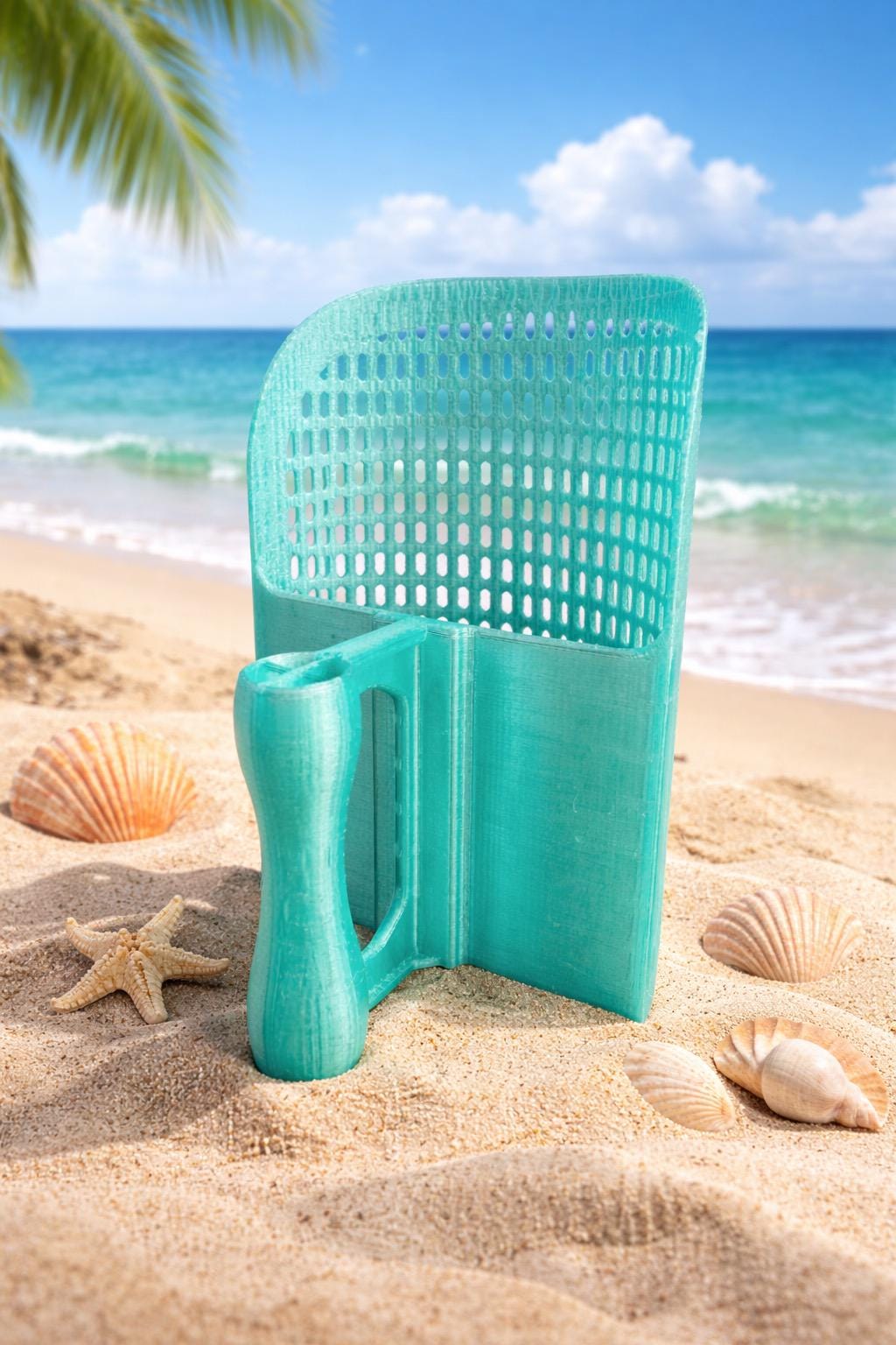 Sand Sifter | Beach Scoop for Shark Tooth Hunting | Beachcombing Tool Fossils, Shells & Sea Glass