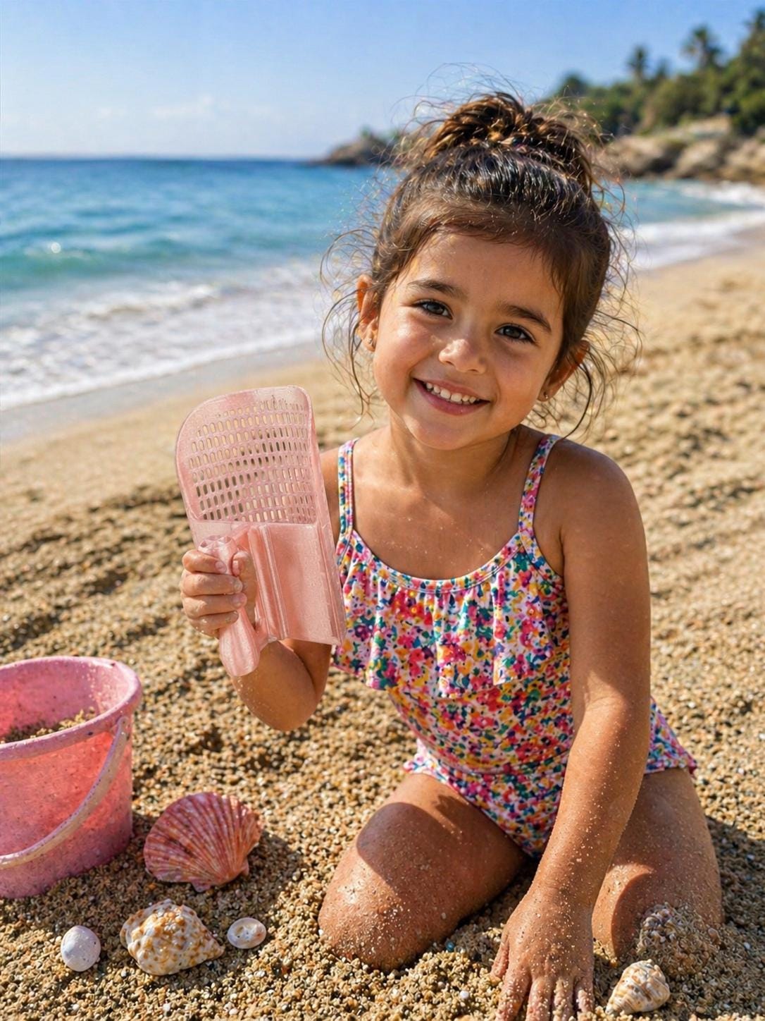 Sand Sifter | Beach Scoop for Shark Tooth Hunting | Beachcombing Tool Fossils, Shells & Sea Glass