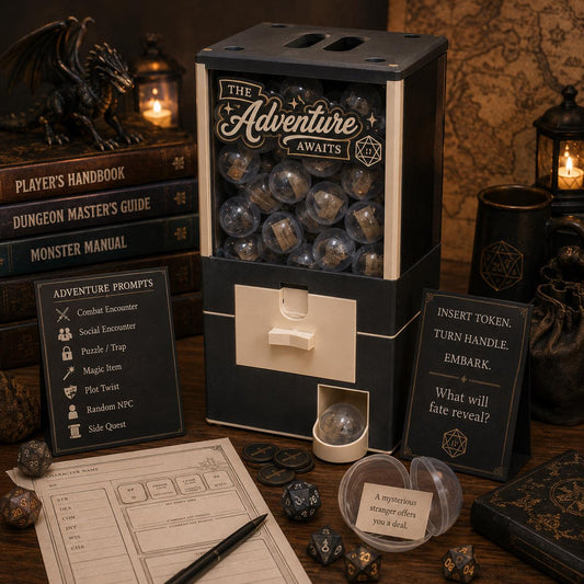 Tabletop RPG Vending Machine | Adventure Generator, DM Gift, Game Night Decor