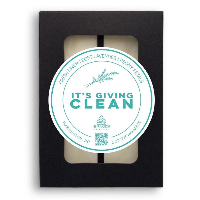 It’s Giving Clean | Fresh Linen · Lavender · Peony Petals - Simulation Society