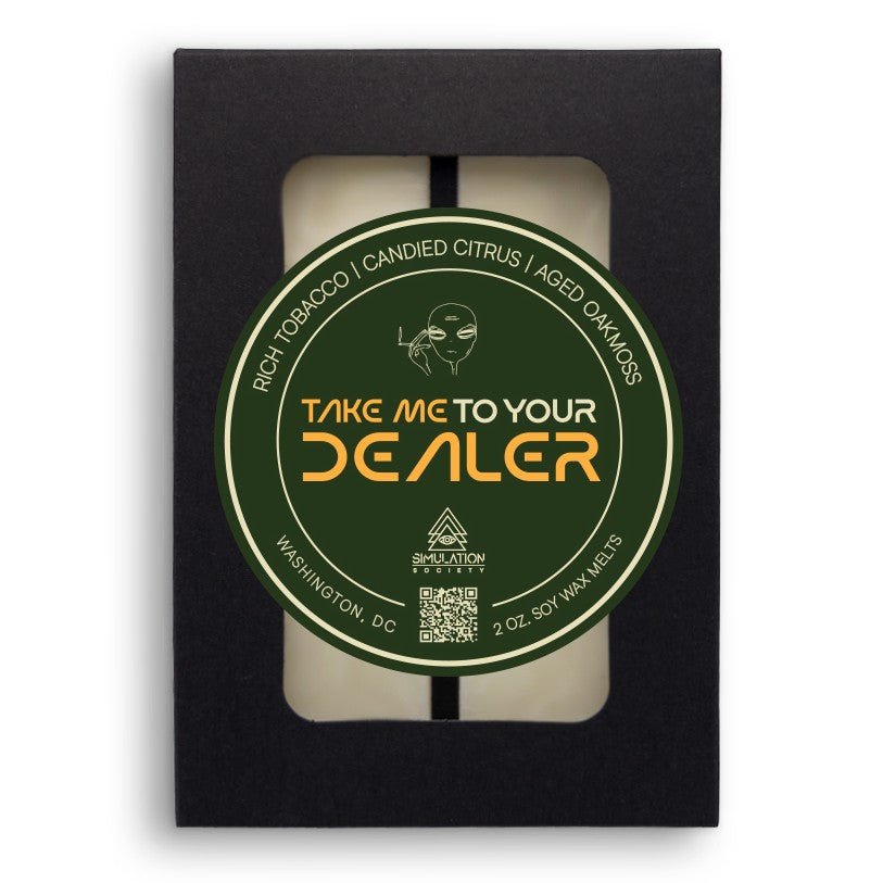 Take Me To Your Dealer | Tobacco · Citrus · Oakmoss - Simulation Society